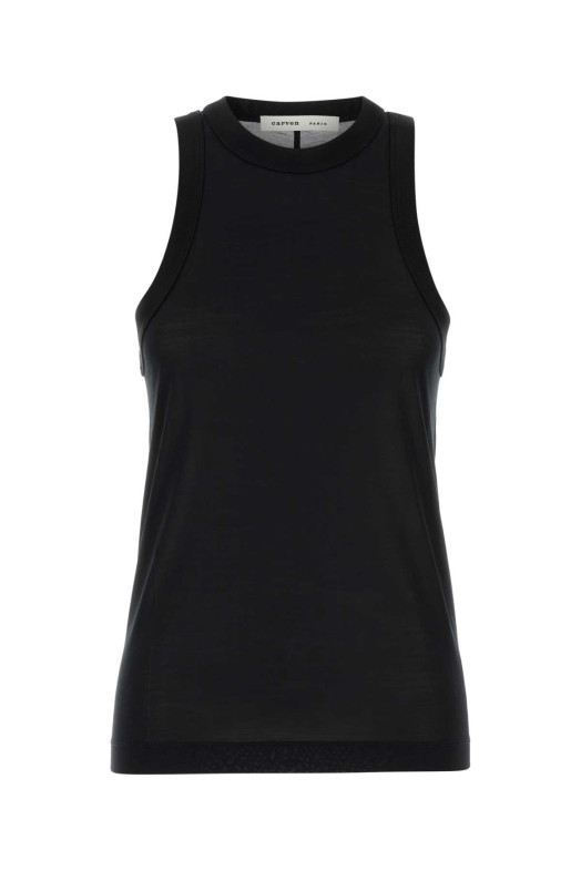 Black silk tank top CARVEN (6251K21328)