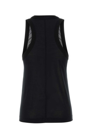 Black silk tank top CARVEN (6251K21328)