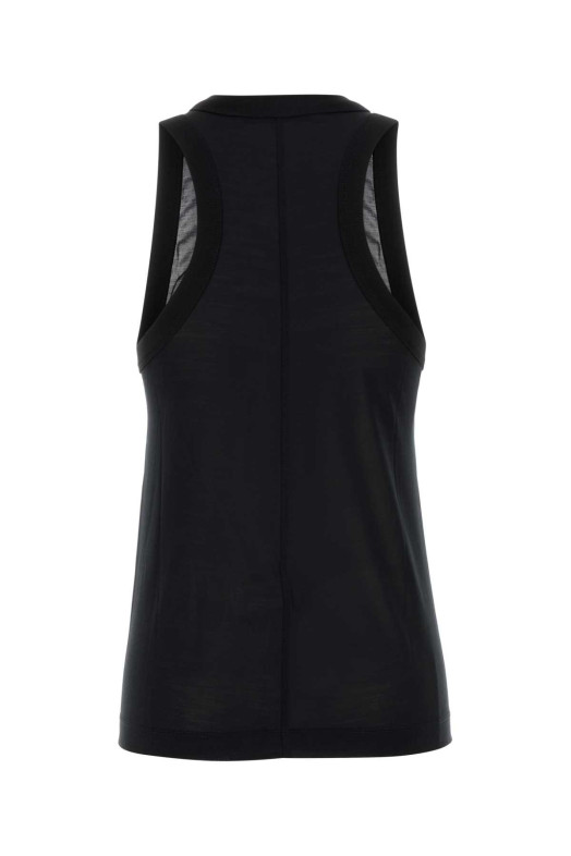 Black silk tank top CARVEN (6251K21328)