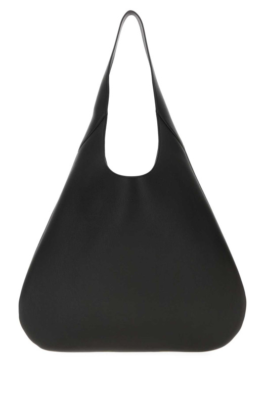 Black leather Tommaso shopping bag CARVEN (6252161203)