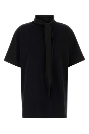 Black cotton oversize t-shirt CARVEN (6252K21062)