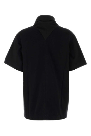 Black cotton oversize t-shirt CARVEN (6252K21062)