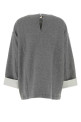 Grey nylon blend oversize sweatshirt CARVEN (6252K21066)