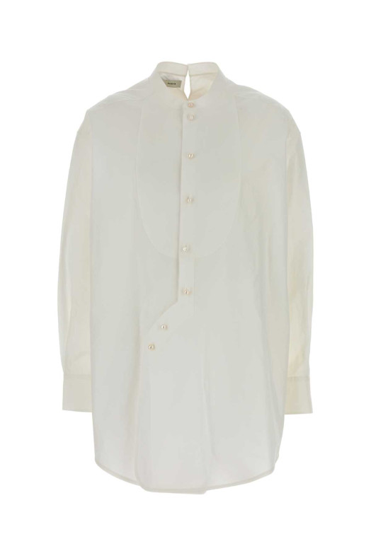 White cotton oversize shirt CARVEN (6252K21082)