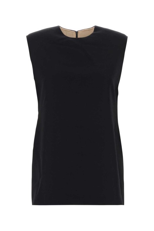Black wool tank top CARVEN (6252K21276)