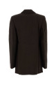 Brown viscose blend oversize blazer CO (6811DCVLPF26)