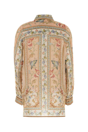 Printed silk oversize Roselight shirt ZIMMERMANN (6882TSS264)