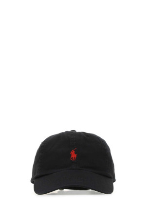 Чорна бавовняна бейсболка зеленого кольору POLO RALPH LAUREN (710548524)