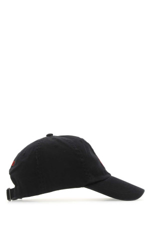 Чорна бавовняна бейсболка зеленого кольору POLO RALPH LAUREN (710548524)