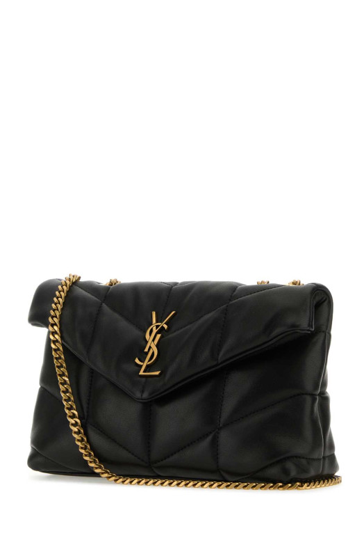 Black nappa leather Puffer Toy crossbody bag Black SAINT LAURENT (7593371EL07)
