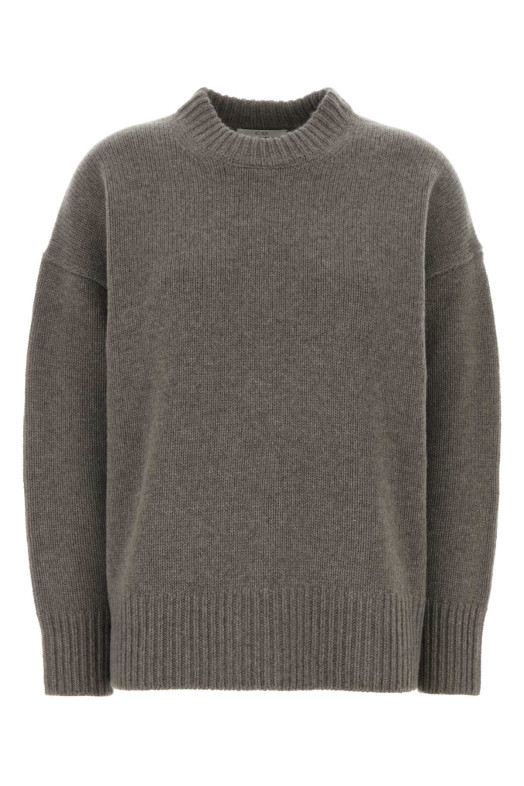 Grey wool blend oversize sweater Beige CO (7682WCMESSN)