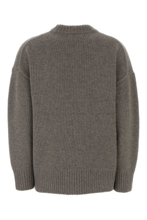 Grey wool blend oversize sweater Beige CO (7682WCMESSN)