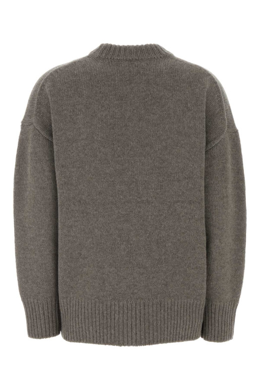 Grey wool blend oversize sweater Beige CO (7682WCMESSN)
