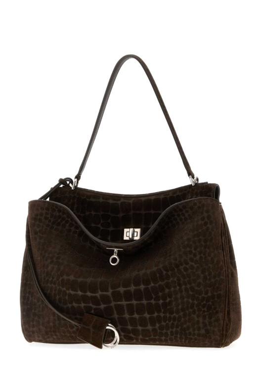 Brown suede Rodeo handbag BALENCIAGA (7897722ABFA)