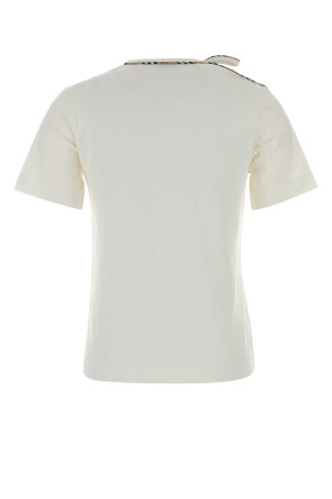 White cotton t-shirt BURBERRY (8127210)