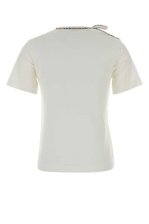 White cotton t-shirt BURBERRY (8127210)