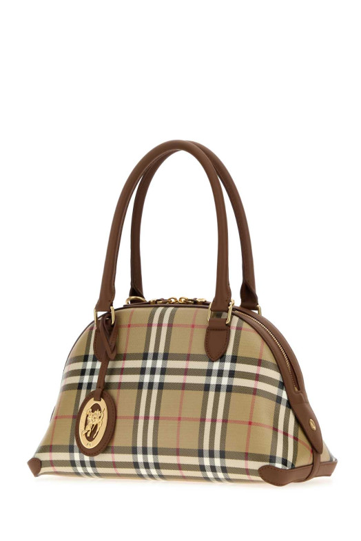 Невелика сумочка «Primrose» з принтом на полотні, різнокольорова, BURBERRY (8129065)