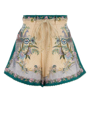 Printed linen Indra shorts ZIMMERMANN (8632ASS262)