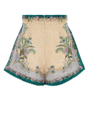 Printed linen Indra shorts ZIMMERMANN (8632ASS262)