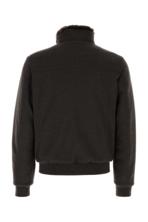 Dark brown wool blend Bellati down jacket Brown MOORER (BELLATIMRW)