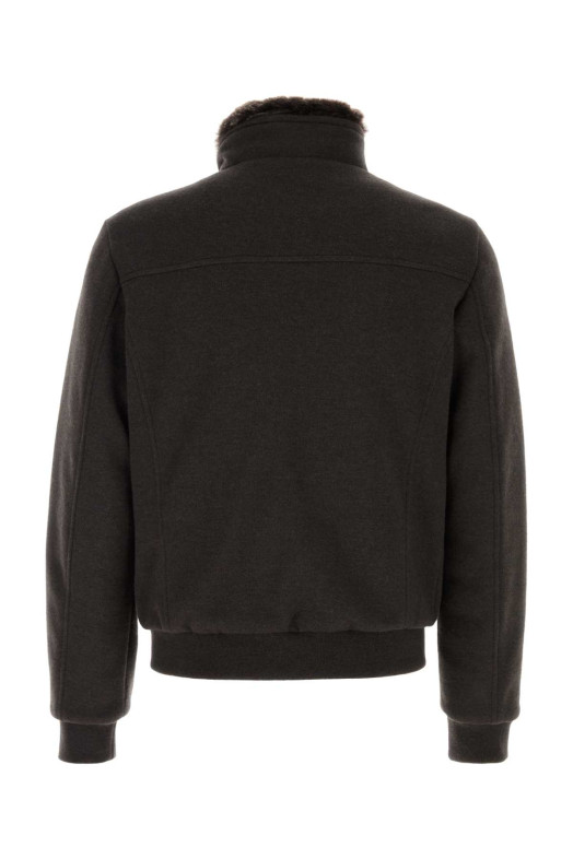 Dark brown wool blend Bellati down jacket Brown MOORER (BELLATIMRW)