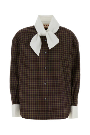 Embroidered poplin oversize shirt MARNI (CAMA0706QSUTC689)