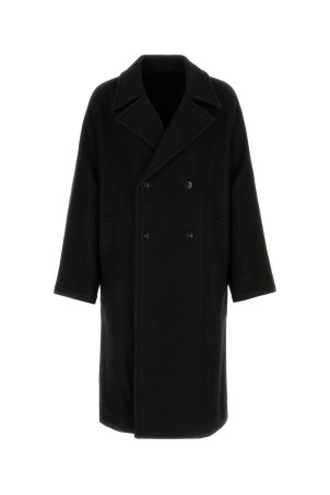 Black wool alpaca coat LEMAIRE (CO1169LF1700)