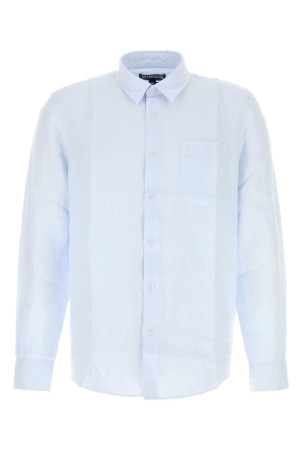 Pastel light-blue linen Caroubis shirt VILEBREQUIN (CRSDU102)