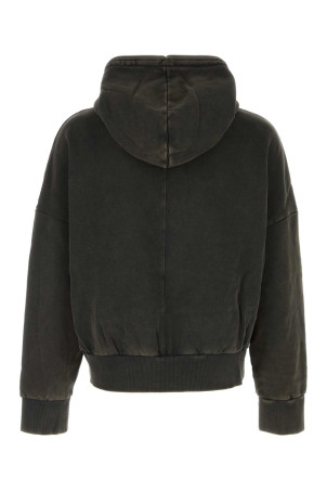 Slate cotton oversize sweatshirt ENTIRE STUDIOS (ESFW26HO01012)