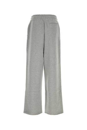 Melange grey cotton joggers ENTIRE STUDIOS (ESFW26PA03012)