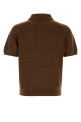 Brown wool blend polo shirt ENTIRE STUDIOS (ESFW26PO01630)