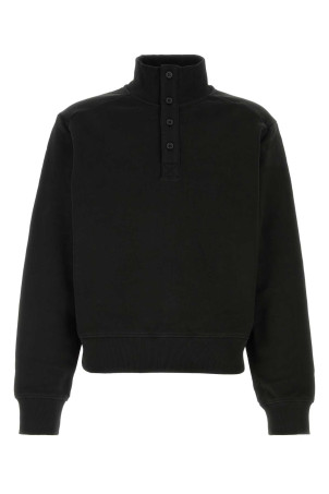 Black cotton sweatshirt ENTIRE STUDIOS (ESFW26PU01012)