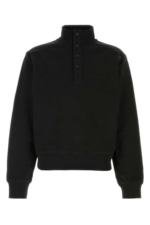 Black cotton sweatshirt ENTIRE STUDIOS (ESFW26PU01012)