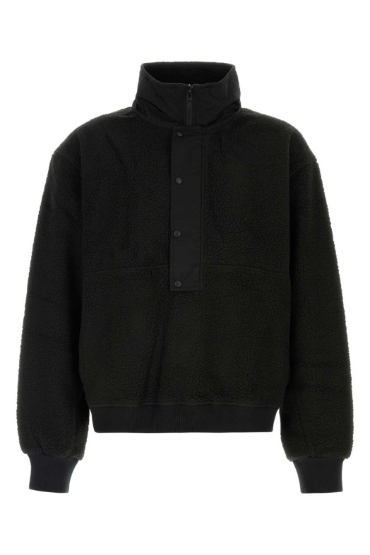 Black pile sweatshirt ENTIRE STUDIOS (ESFW26ST02016)
