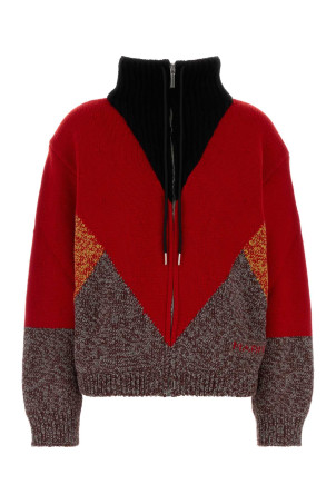 Multicolor wool blend cardigan MARNI (GIMD0030Q0UFZ420)