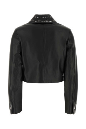 Black nappa leather jacket Black MARNI (GIMX0345MXULA772)