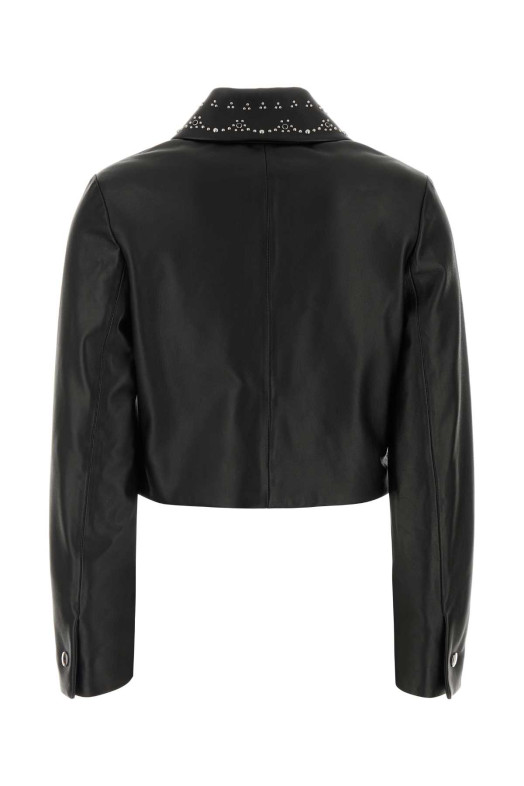 Black nappa leather jacket Black MARNI (GIMX0345MXULA772)