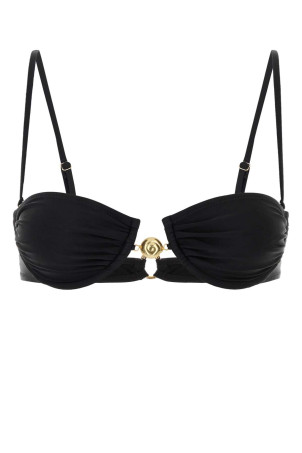 Black stretch nylon Hammond 2.0 bikini top REINA OLGA (HAMMOND20TOP)