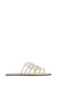 Ivory leather Anagram Petal slippers LOEWE PAULA'S IBIZA (LPEA465X06)