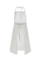 Белый фартук из поплина, черный, MIU MIU (MCX357SOOO19SE)