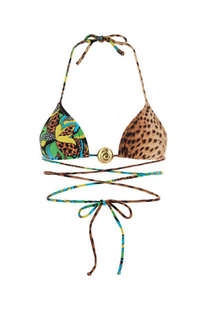 Printed stretch nylon Miami 2.0 bikini top REINA OLGA (MIAMITOP20)