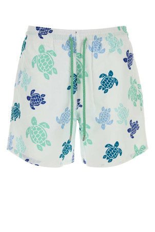 Printed polyester Moorea swimming shorts Green VILEBREQUIN (MOOEB536)