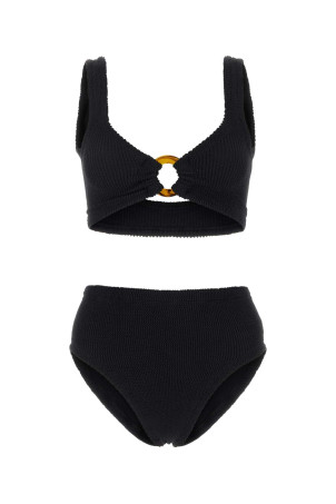 Черное бикини «Nadine» из эластичного нейлона, черный, HUNZA G (NADINEBIKINI)