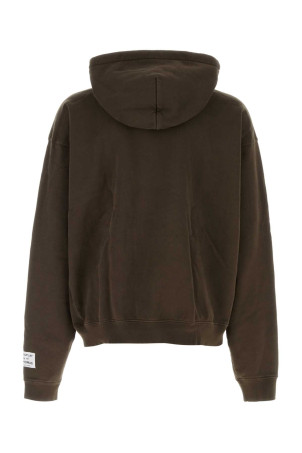 Brown cotton sweatshirt GALLERY DEPT (OUT022)