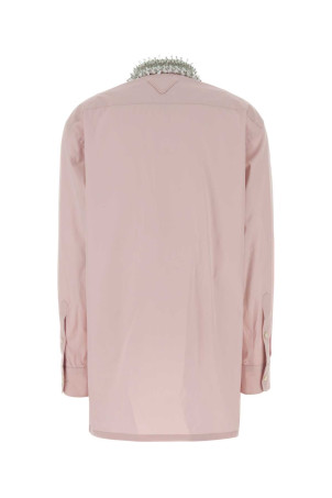 Pastel pink poplin shirt PRADA (P453JRSOOO1XV2)