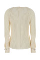 Кремовая атласная блузка Green LANVIN (RWTO00066413A26)