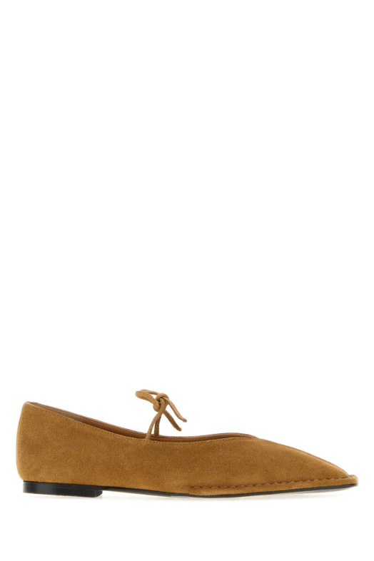 Camel suede Sway ballerinas ALOHAS (S100946)