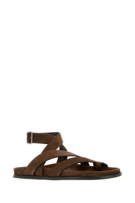 Brown suede Tide thong sandals ALOHAS (S101153)