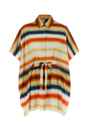 Printed poplin Paula s Ibiza caftan Multicolor LOEWE PAULA'S IBIZA (S616Y09XCL)