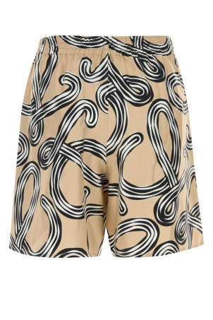Printed silk Paula s Ibiza shorts Beige LOEWE PAULA'S IBIZA (S616Y1AX23)